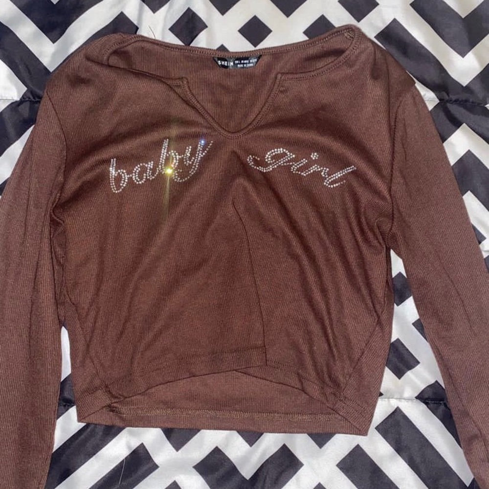 SHEIN brown graphic tee